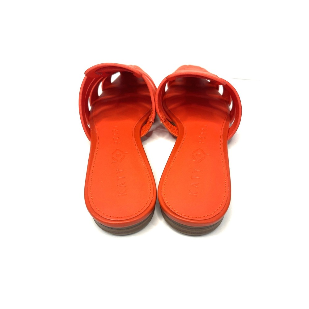 Katie Perry The Confidant Fisherman Mule Flame Orange Size 8.5 Flats Slip On - Picture 6 of 7